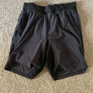Lululemon Gray workout/swim trunks shorts
